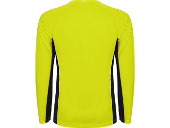 Футболка Shanghai  мужская с длинным рукавом, неоновый желтый/черный