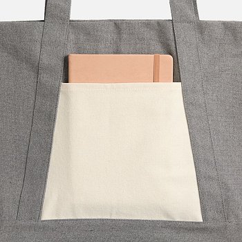 Шопер Shophop, серый с неокрашенным