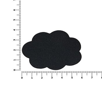 Наклейка тканевая Lunga Calum, L, черная