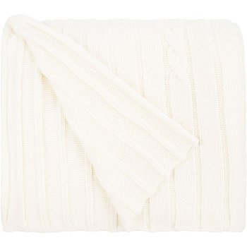 Плед Tressa, белый (молочный)