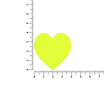 Наклейка тканевая Lunga Сor, M, желтый неон