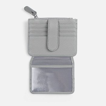 Картхолдер на молнии Unison, серый
