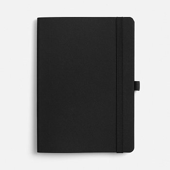 Ежедневник Peel Flex, недатированный, черный