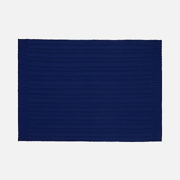 Плед Remitti, темно-синий (кобальт)