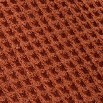 Плед вафельный Elenglect, оранжевый