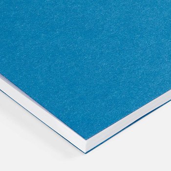 Блокнот Salvador в клетку, синий ver.2