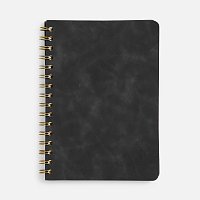 Ежедневник Spiral, недатированный, черный
