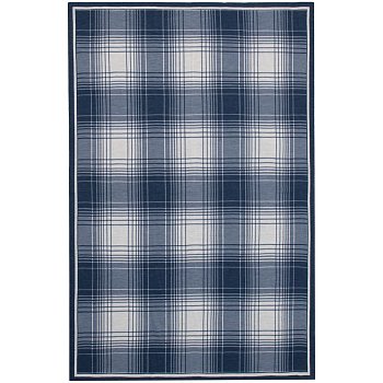 Плед Duotone, синий с белым