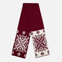 Шарф Wintertude M, красный с белым