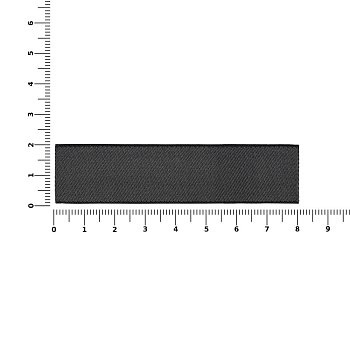 Лейбл тканевый Epsilon, S, темно-серый