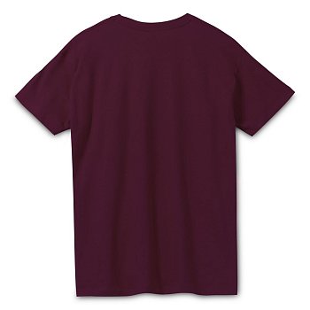 Футболка унисекс Regent 150, бордовая