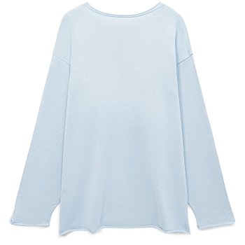 Лонгслив унисекс Siluetti Fuori, светло-голубой
