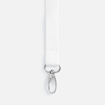 Лента для бейджа Pin, белая