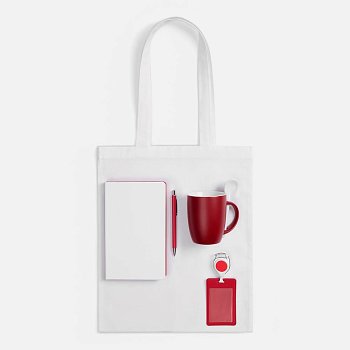 Набор Welcome Pack, красный с белым