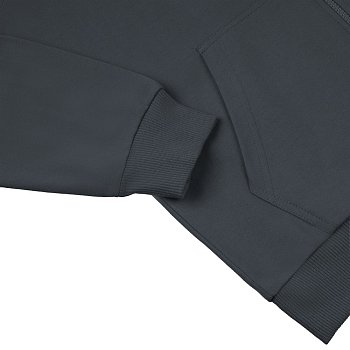 Толстовка на молнии с капюшоном Siverga 2.0, темно-серая (графит)