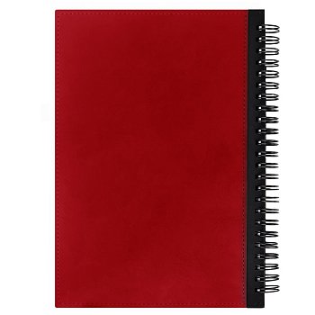Ежедневник Notera Maxi, недатированный, красный