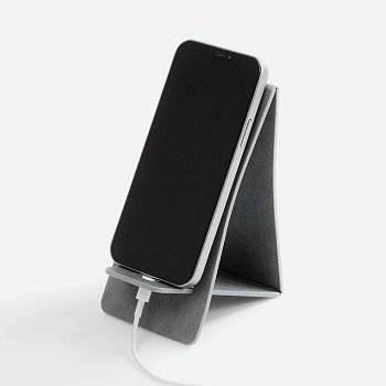 Подставка для телефона Petrus, серая