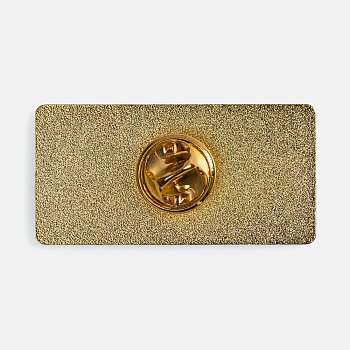 Значок Sanga Matto, золотистый глянцевый