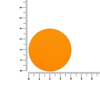Наклейка тканевая Lunga Round, M, оранжевый неон