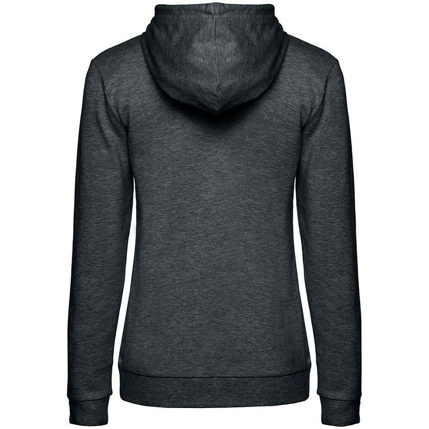 Толстовка с капюшоном женская Hoodie, серый меланж (антрацит)