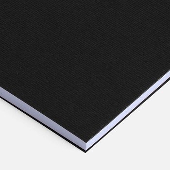 Блокнот Salvador в клетку, черный