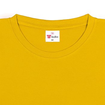 Футболка унисекс T-Bolka 180, желтая