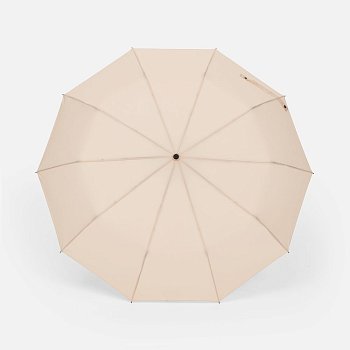 Зонт складной Cloudburst в подарочной упаковке, бежевый