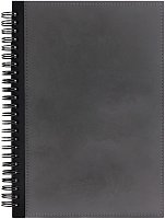 Ежедневник Notera Maxi, недатированный, серый
