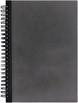 Ежедневник Notera Maxi, недатированный, серый