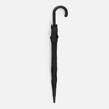 Зонт-трость Hidecolor с цветными спицами, черный с красным