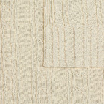 Плед Remitti, белый (молочный)