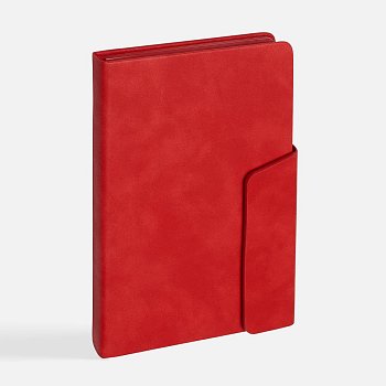 Ежедневник Leadmark, недатированный, красный