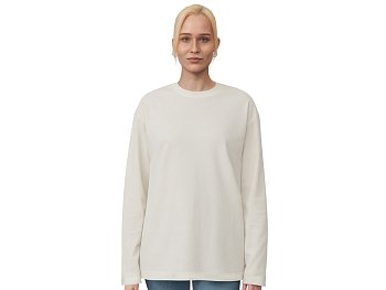 Лонгслив оверсайз Berlin унисекс, молочный