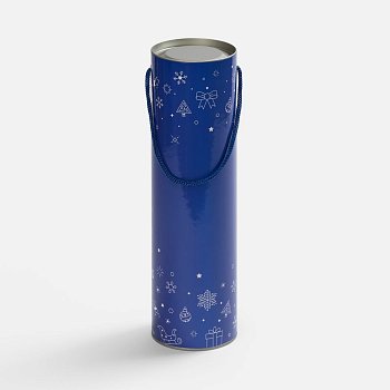 Тубус для бутылки Snowlace, синий