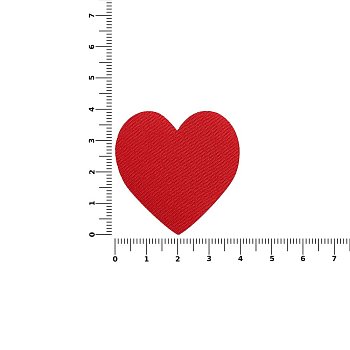 Наклейка тканевая Lunga Сor, M, красная