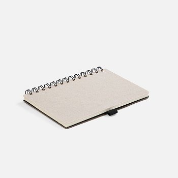 Блокнот на спирали Intrigo, белый