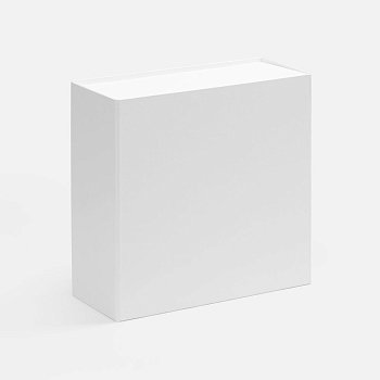 Коробка складная Quadra Fold, белая