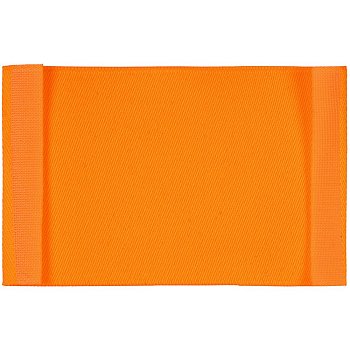 Лейбл тканевый Epsilon, XL, оранжевый неон