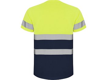 Футболка Delta мужская, нэйви/неоновый желтый
