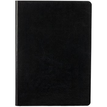 Ежедневник Doppio, недатированный, черный с красным