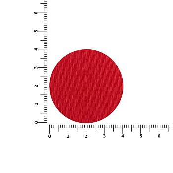 Наклейка тканевая Lunga Round, M, красная