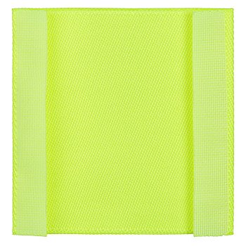 Лейбл тканевый Epsilon, L, желтый неон