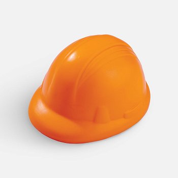 Антистресс «Каска», оранжевый