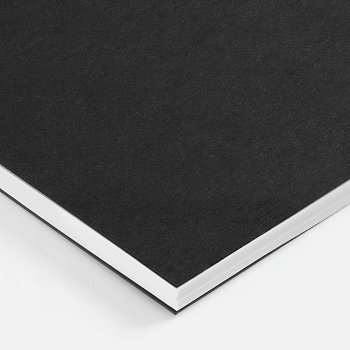 Блокнот Salvador в клетку, черный ver.2