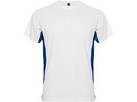 Спортивная футболка Tokyo мужская, белый/королевский синий