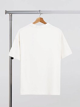 Футболка оверсайз унисекс Sinkopa, молочно-белая