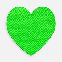 Наклейка тканевая Lunga Сor, M, зеленый неон