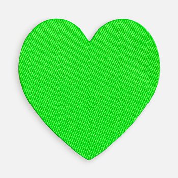 Наклейка тканевая Lunga Сor, M, зеленый неон