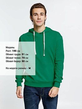 Толстовка с капюшоном Kirenga, зеленая
