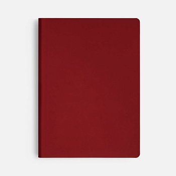 Ежедневник Flex Shall New, недатированный, красный